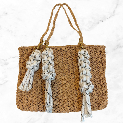 HANDMADE JUMBO ROPE BAG CHARM